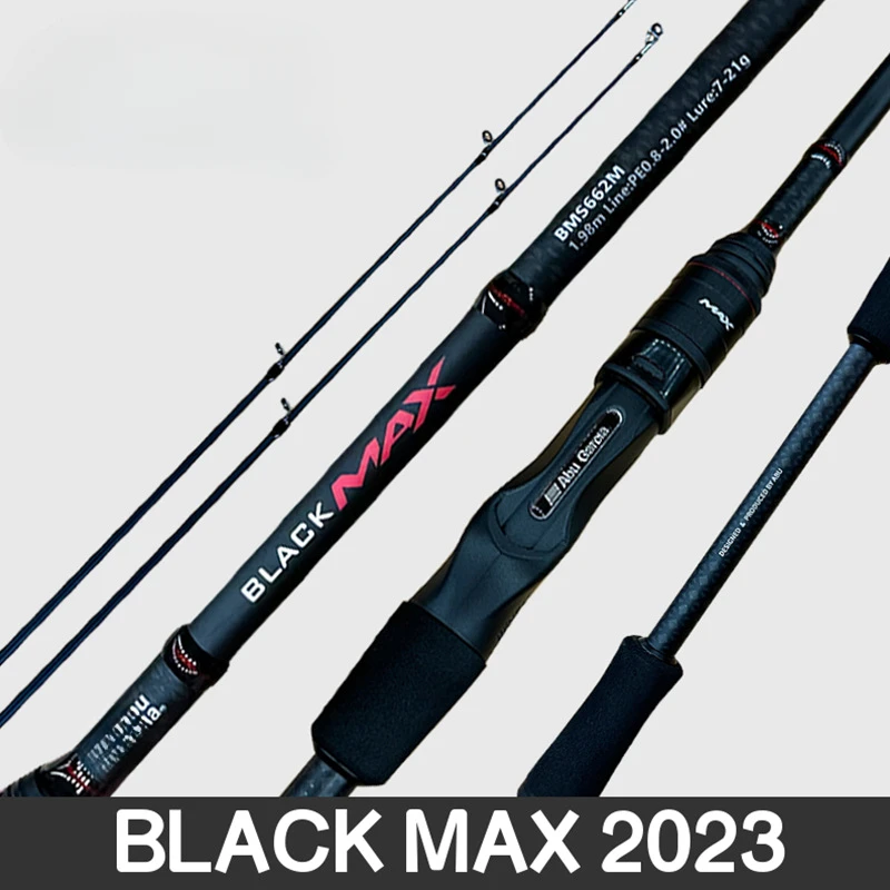 ABU GARCIA-MAX2023 루어 로드, 담수, 해수, 범용 낚싯대, 미끼 무게추, 2 극 약간, 5-43G, M, ML, 1.98m-2.44m 