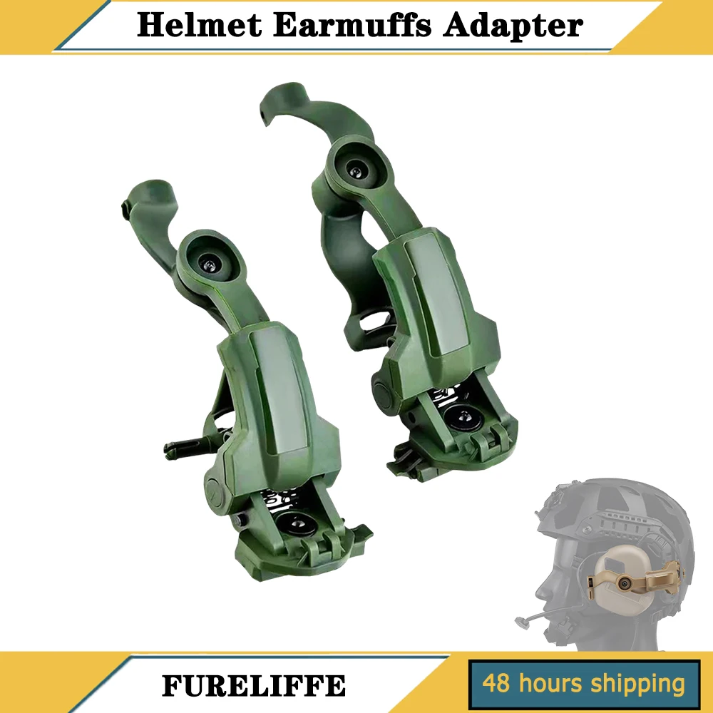 Tactical Earmuffs Rail,Helmet Mount Bracket,Suitable for OPS Core ARC&Team Wendy M-LOK Rail Airsoft Shooting Headset Accessories