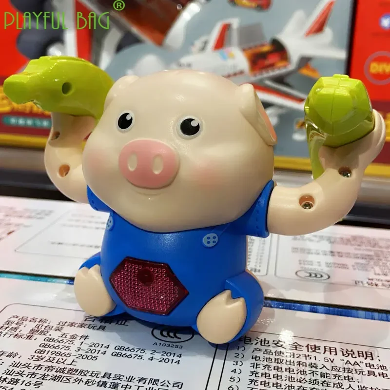 Interactive Electric Pig Dump Truck Music Voice Talking Toy for Kids Pools Water Activities Bath Time Fun Perfect for Toddlers 4