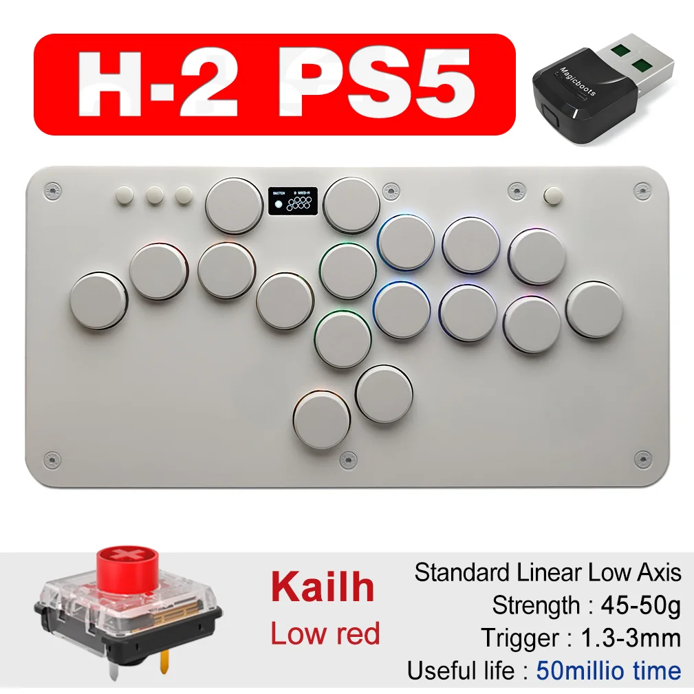 中古hitbox Hitbox Hit Box Arcade Controller Leverless From Japan TESTED