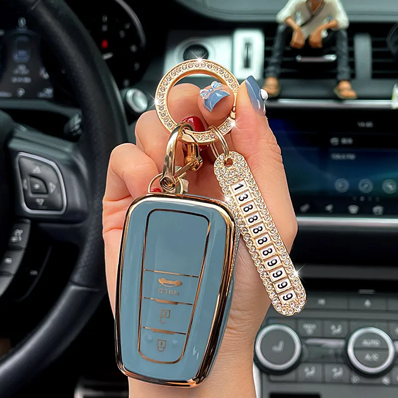 Cover Chiave/telecomando per Toyota Prius Camry Corolla C-HR CHR RAV4 Prado - Sb418cde4a2a94041b4a6c08402fc71f55