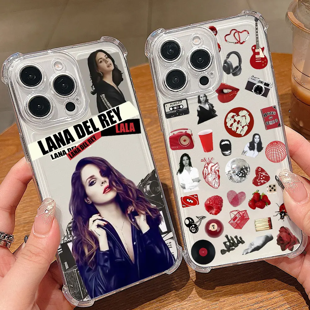 Lana Del Rey Anti-Fall Clear Phone Case