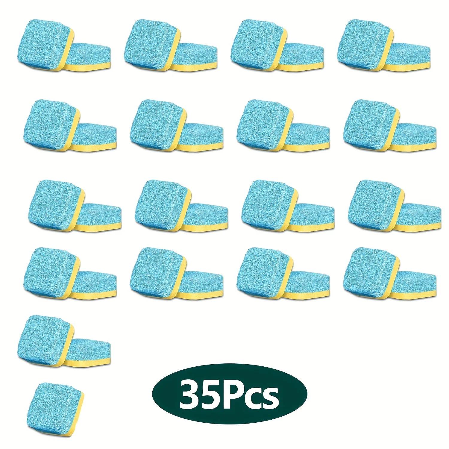 Lemon Scent Deep Cleaning Washing Machine Cleaner Tablets, Dirt and Residue Remover for Drums and Tubs (Available in Multiple Counts)