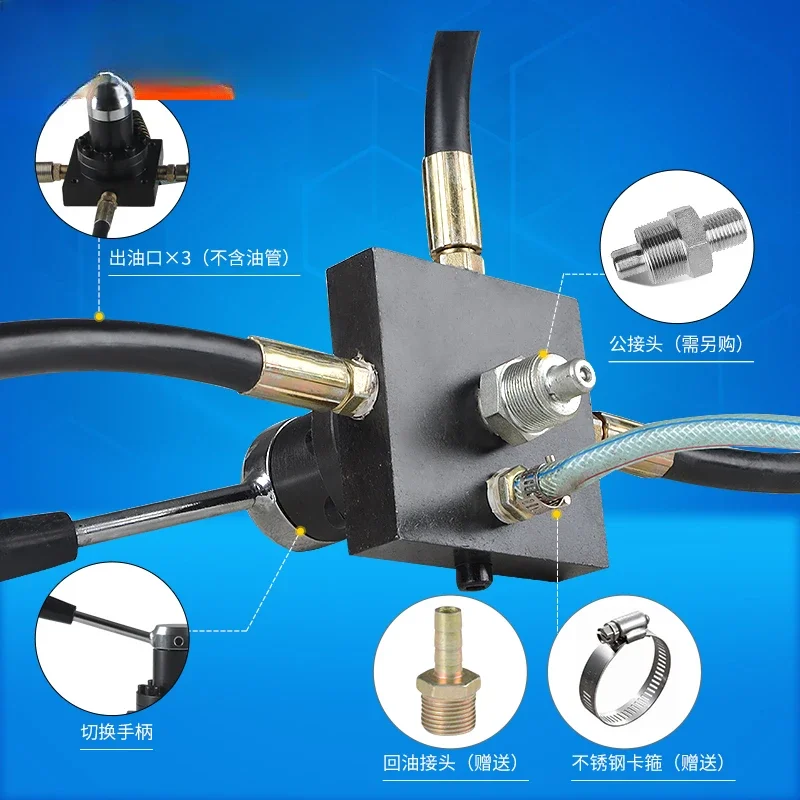 

Three way valve, steering three position, four way busbar processing machine
