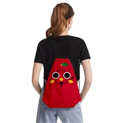 Nyango Star Youtuber Handbags Cloth Canvas Drawstring Bag Women Men Leisure Bags