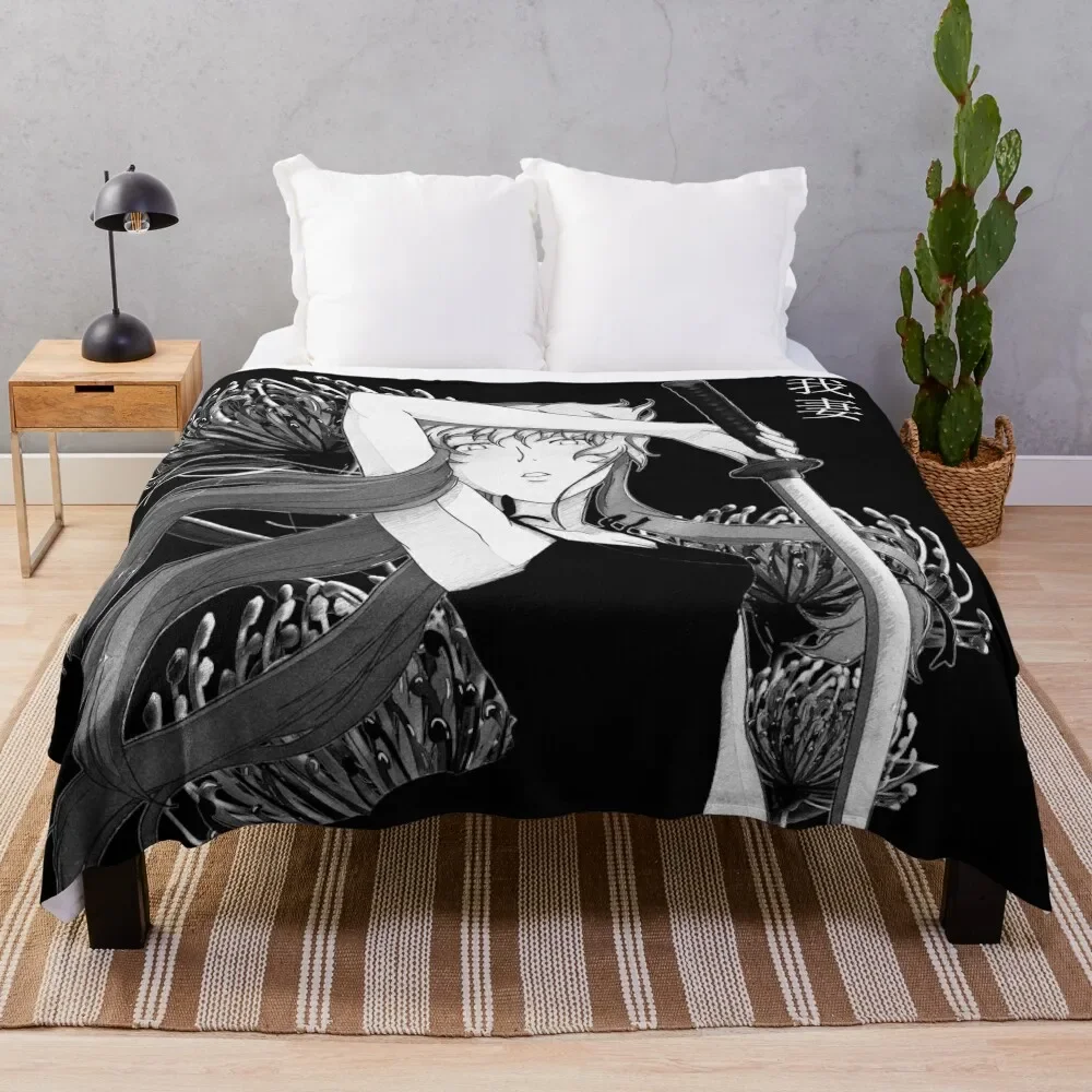 

Dark Bloom Yuno Throw Blanket wednesday Decorative Beds manga Fashion Sofas Blankets