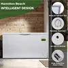14 cu ft Chest Freezer - White, Large Storage for Families, Space-Saving Flat Back, Front Drain, Garage Ready- By Hamilton Beach 2