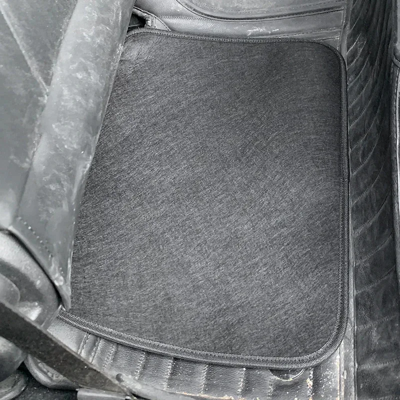 Tappetini per auto universali da 4 pezzi, tappeti automobilistici anteriori e posteriori per SUV, sedani, furgoni - Protezione interna - Image 3