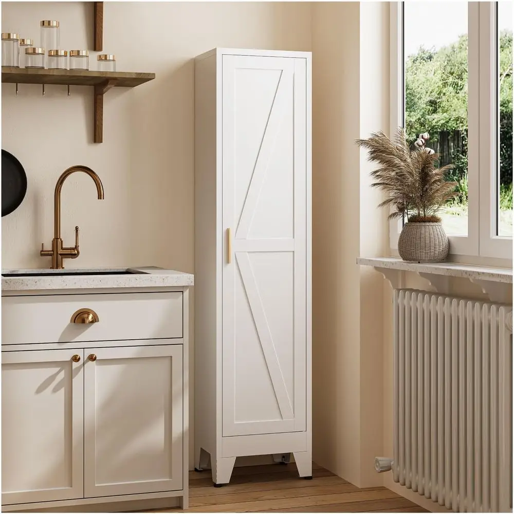 Slim Metal Storage Cabinet 6