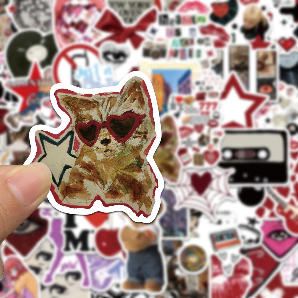 Colorful Trendy Y2K Cartoon Stickers Set - Fun Decoration for DIY Projects & Personalized Accessories