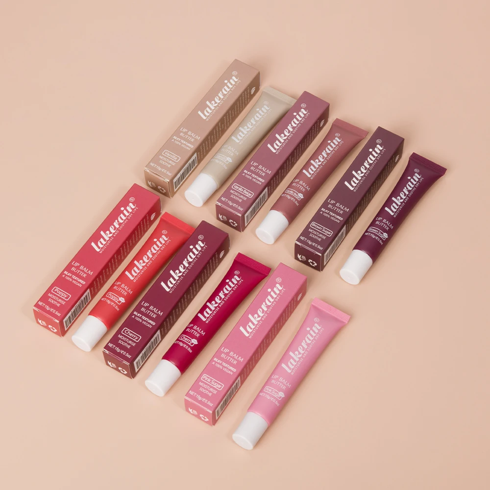 Lip balm Crystal Lip Balm Butter Moisturizing Lip Gloss Oil Jelly Lipgloss Liquid Lipstick Tint Brown Sugar Cherry Pink Lips Makeup