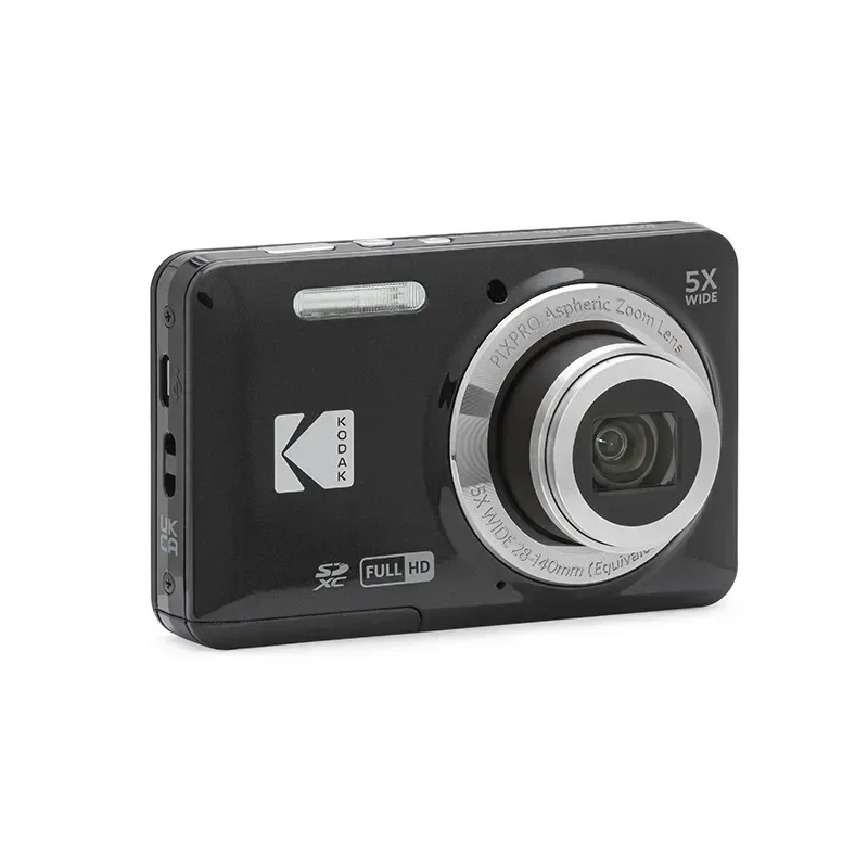 KODAK PIXPRO FZ55-RD 16MP Digital Camera 5X Optical Zoom 28mm Wide Angle 1080P Full HD Video 2.7" LCD Vlogging Camera 3