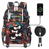 NinjaKidz Kids Backpack Boy Girl school bag Cartoon Ninja Kidz large capacity school backpack Fashion USB Laptop Bagpackag 2