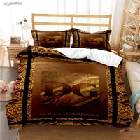 Fashion Casal All Season Luxury Duvet Cover Comforter Bedding Sets Soft Quilt Cover and Pillowcases Boy Single/Double/Queen/King 5