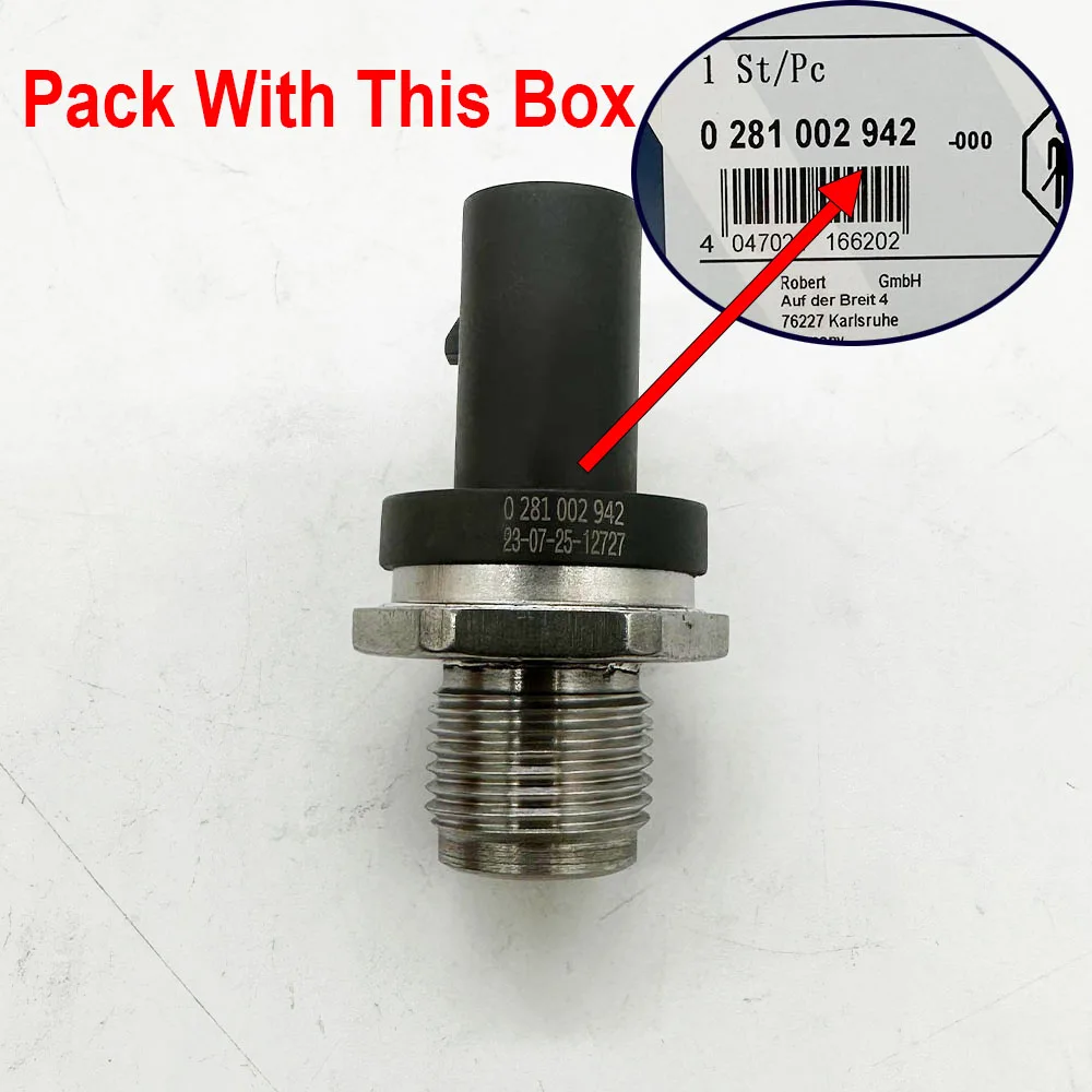 Capteur Pression Rampe Commune Carburant Pour Mercedes-Benz GLE W166, GLS, Viano, Vito - Compatible OEM 2R0919081F