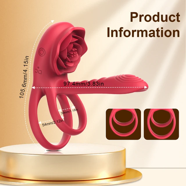 Potente anillo para pene, vibrador, estimulación del clítoris, retardante de eyaculación, Control remoto 2