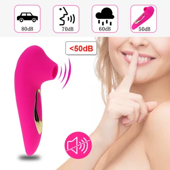 Clitoral Sucking Vibrator Nipple Stimulator G Spot Clit Vibrators Waterproof 5 Suction Patterns 18+ Adult Sex Toys for Women 4