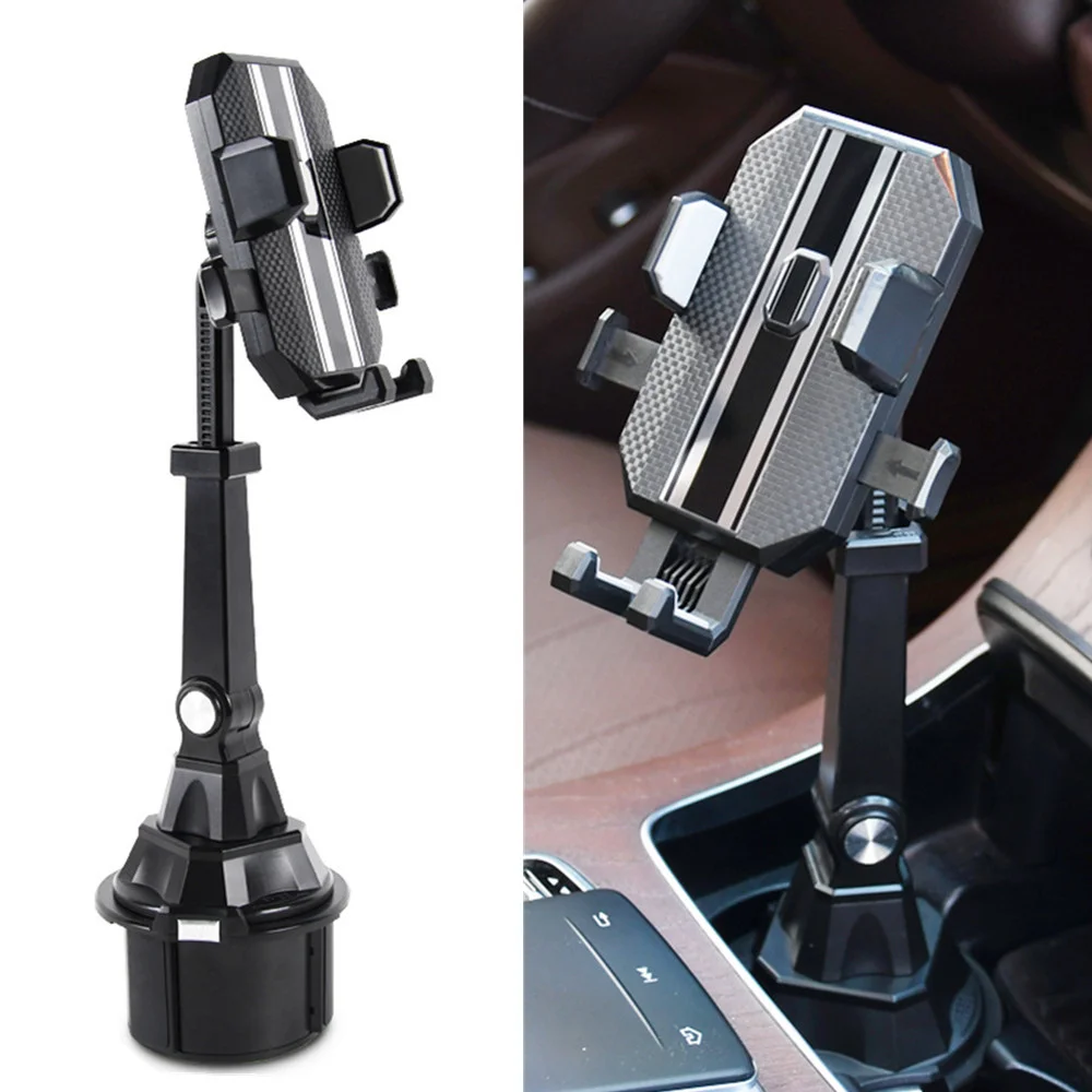 Cup Holder Phone Mount Adjustable Height Cup Cell Phone Holder for Car Truck with Quick Swivel for iPhone 14 Pro Max All Phones