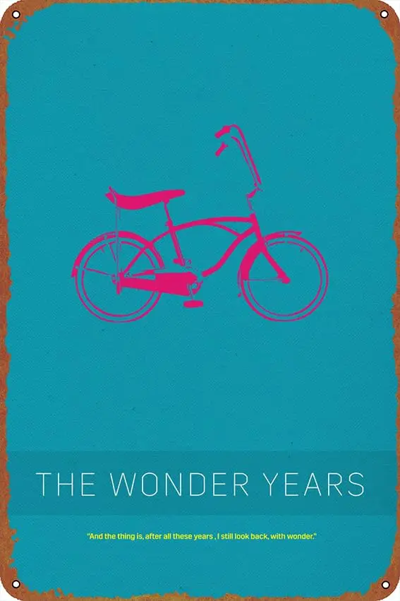 Киви чудо-годы мои любимые ТВ-шоу серия 017 постер винтажный жестяной знак для бара кафе офиса домашний Декор подарок 12X8