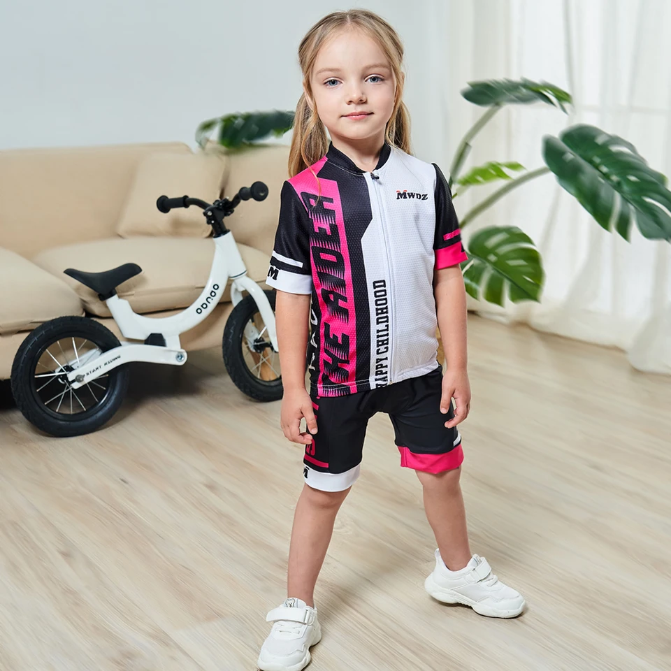 Ropa Para Niña Maillot De Ciclismo Para Niu00f1os Manga Corta De