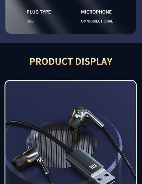 Xiaomi Wired Game Headphones MIJIA L01 Graphene Ceramic Earshells