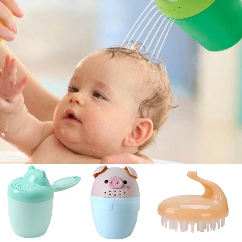Baby Bath Cup Hair Shampoo Baby Products Bath Squeezed Bath Baby