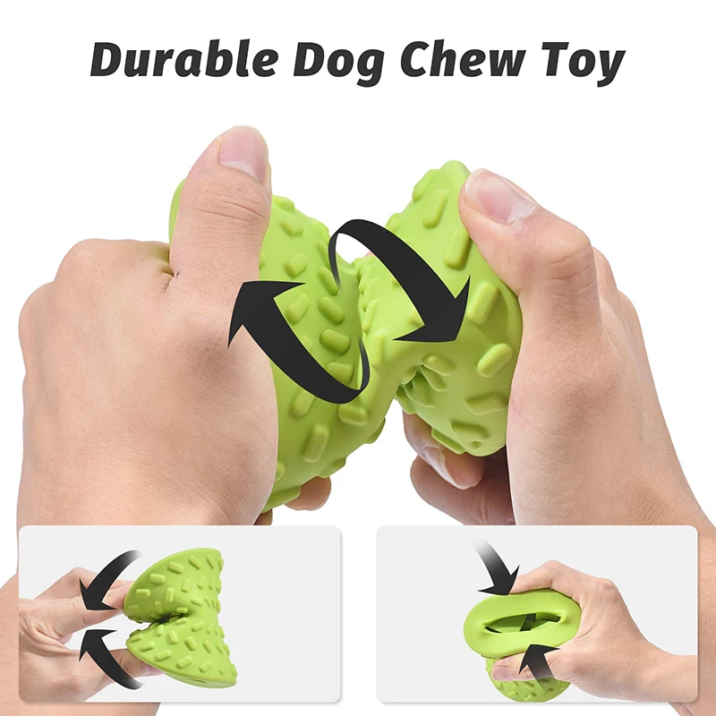 Benepaw Food Dispensing Dog Toys For For Aggressive Chewers Nontxic Natural Rubber Treat Leaking Pet Toys Puppy Bone Play Game images - 6