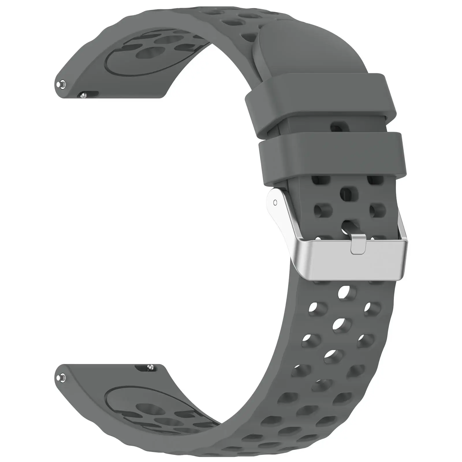 Premium 20mm Silicone Watchband - Enhanced Comfort Bracelet Strap