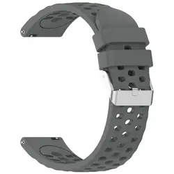 Premium 20mm Silicone Watchband - Enhanced Comfort Bracelet Strap - Amazfit Active 2 (GRAY)