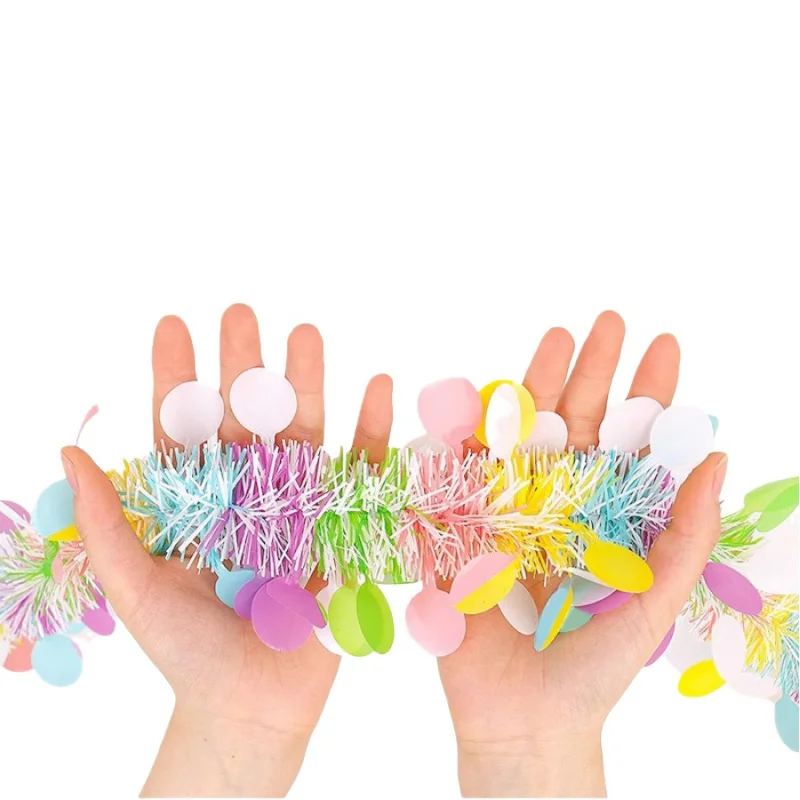 Colorful Easter Pom Garland 6