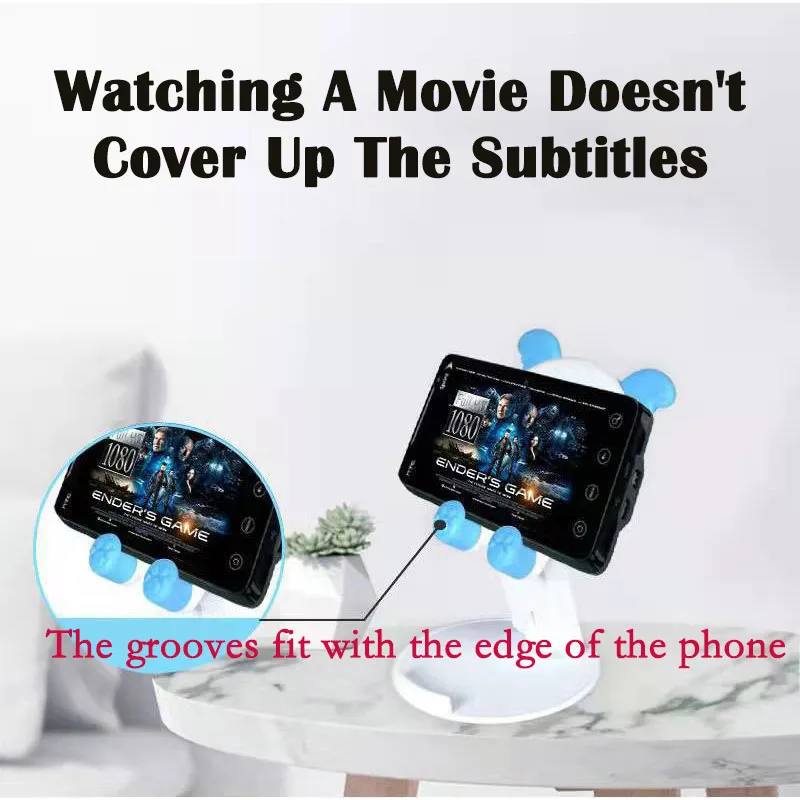 Universal Cute Desktop Stand For Mobile Phone Watch TV Live Foldable Holder For Cellphone Tablet Portable Tiger Animal Bracket mobile phone stands for vehicle