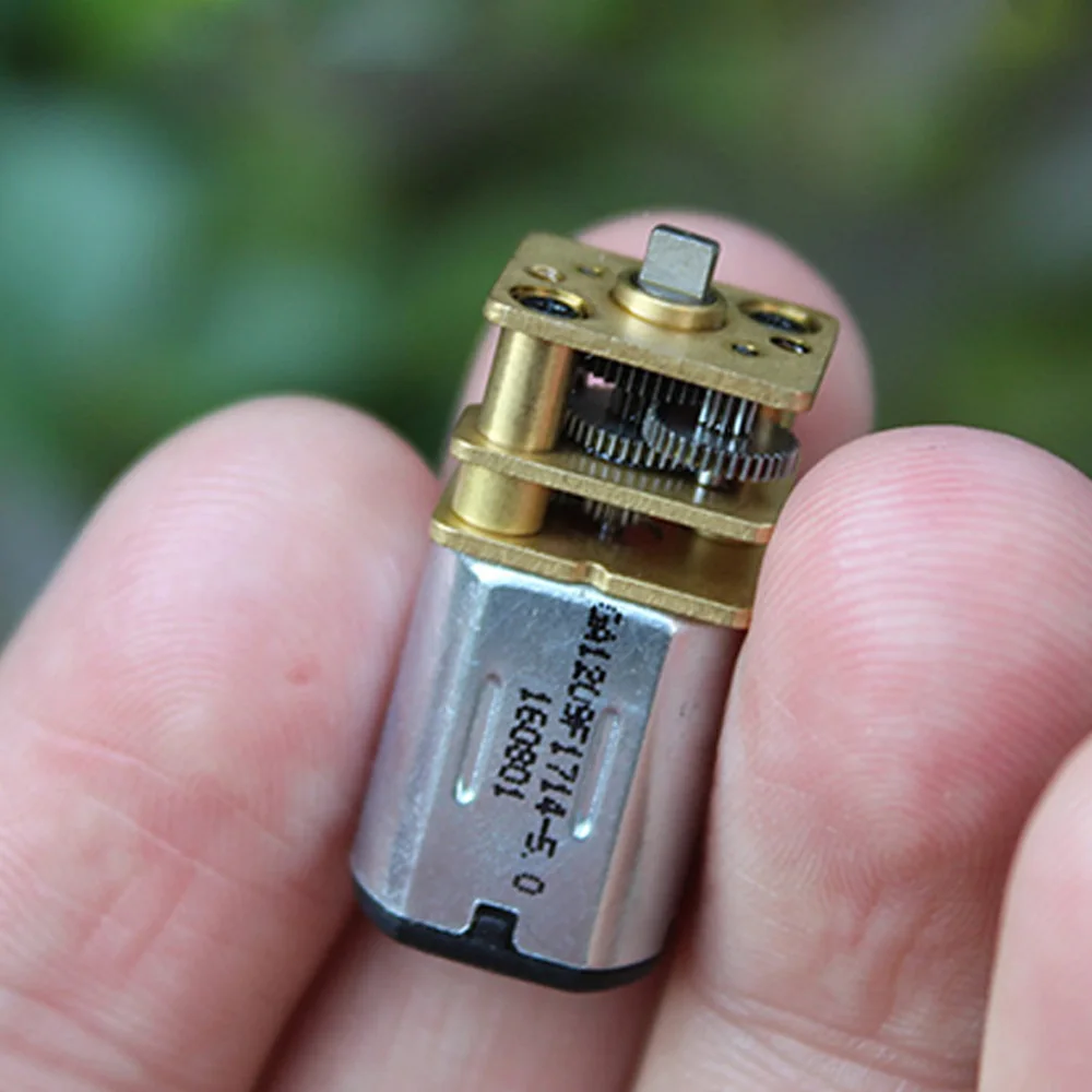 Micro Precision N20 Gear Motor 1:298 Dc 3V 3.7V 5V 76Rpm Slow Speed Miniature All Metal Gear Reducer For Mini Smart Robot Lock