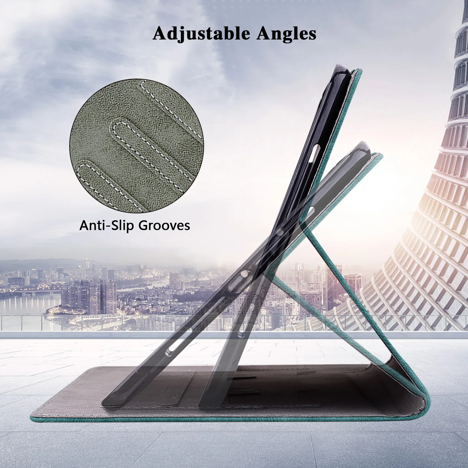 Luxury PU Leather Stand Cover for Tablets - Premium Quality and Stylish Design