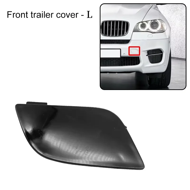 BMW X5 E70 E70LCI M 스포츠 M50용 프론트 범퍼 트레일러 견인 고리 캡 커버 (좌/우) 51118050697 51117222744 51118037269