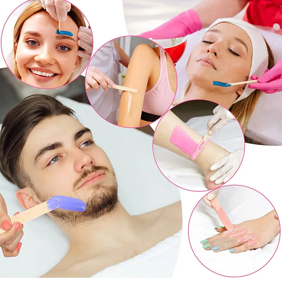 Foldable Depilator Wax Heater Silicone Wax Pot Heating Melting Bean Non-Stick Pan Easy to Clean Beauty Care