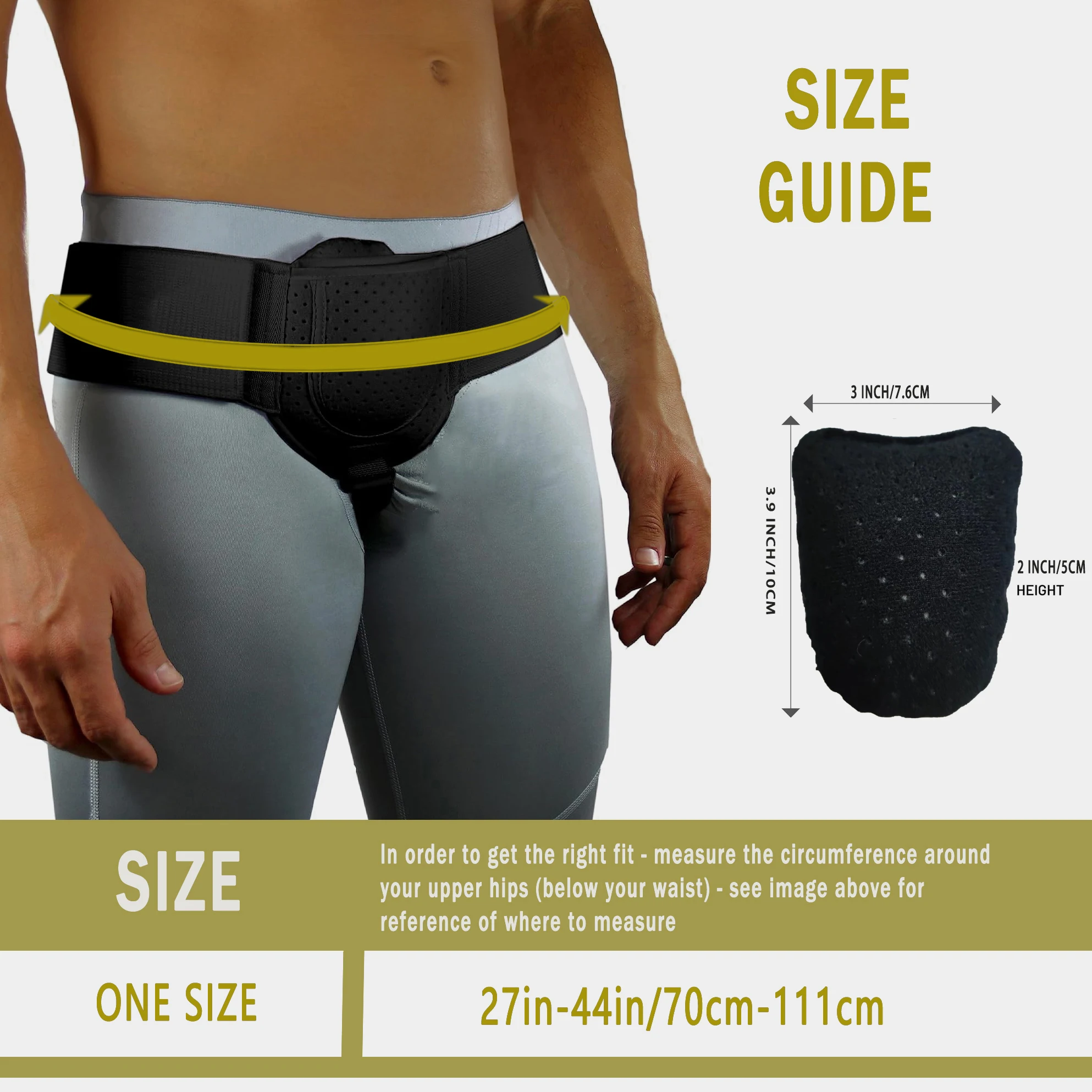 Hernia Guard Inguinal Hernia Belt For Men Left or Right Side Post Surgery Support Truss Groin Hernias Adjustable Waist Strap groin protector