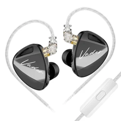 KZ Vader High - Fidelity In - Ear Headphones with Customizable Sound Adjustment and Zobel Network Technology (Vader Mic High)