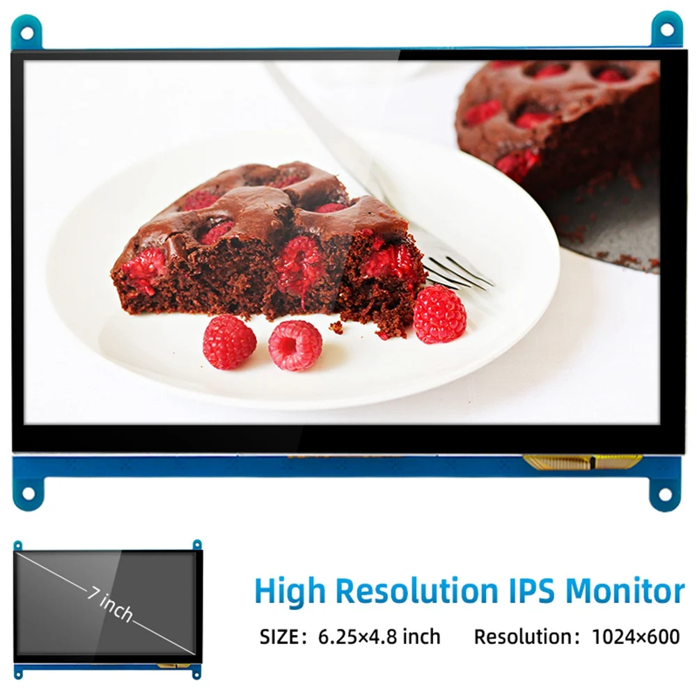 AIDA64 LCD ÷ ̴ PC ġ HDMI ȣȯ ,   3  4 PC  Ϳ, 1024x600, 7 ġ ũ