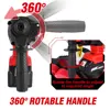 ONEVAN 2000W Brushless Electric Rotary Hammer Drill 10600BPM Cordless Multifunctional Hammer Impact Drill Set For Makita Battery 3