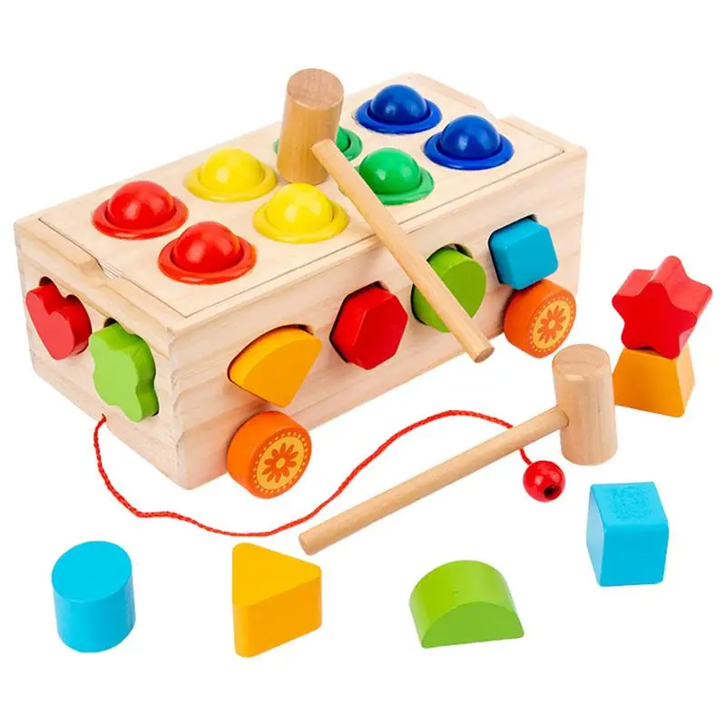 

Wooden Shape Sorter Toy Geometric Shapes Sorting Game Montessori Early Learning Toys For Toddlers Fine Motor Skills Eyes Hands