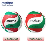Molten V5M5000 Volleyball Professional Standard Size 5 PU Soft Beach Ball for Adult and Teenager Competition Training Outdoor 1
