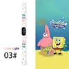 Cartoon SpongeBob Children Watches LED Square Anime Kids Watch Toy Touch Bracelet Waterproof Electronic intelligent Clock Gift 3