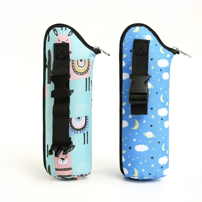 Portable Baby Bottle Warmer Infant Stroller Insulated Bag Detachable Water Cup Storage Solution for Bottles & More 3