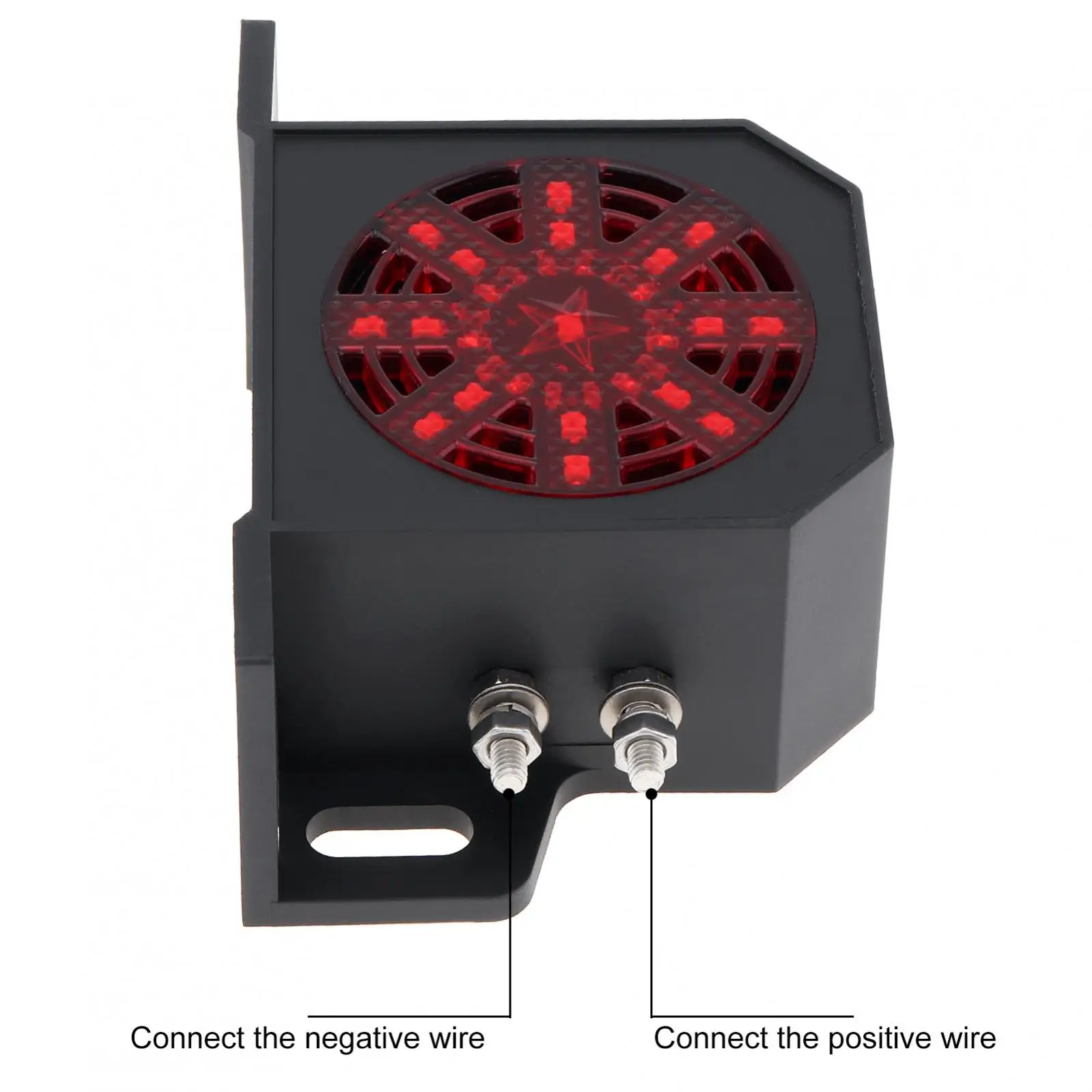 8 Sounds 9V-36V 150db Super Loud Reverse Alarm with Flashing Led Light