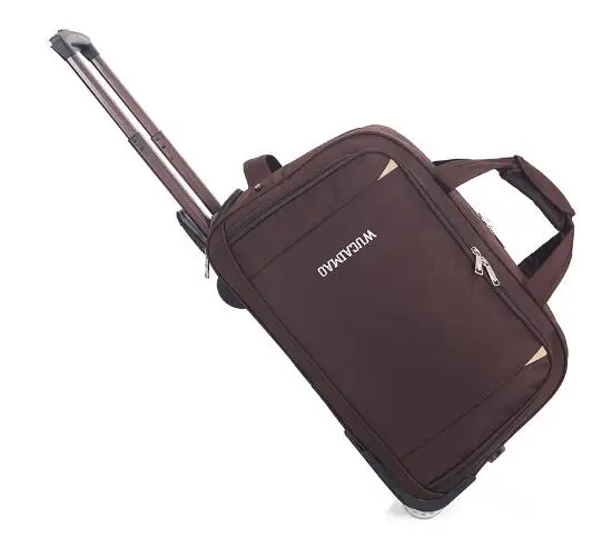 Reisetasche Mit Rollen Aus Oxford Stoff Für Damen Und Herren_voghion.com