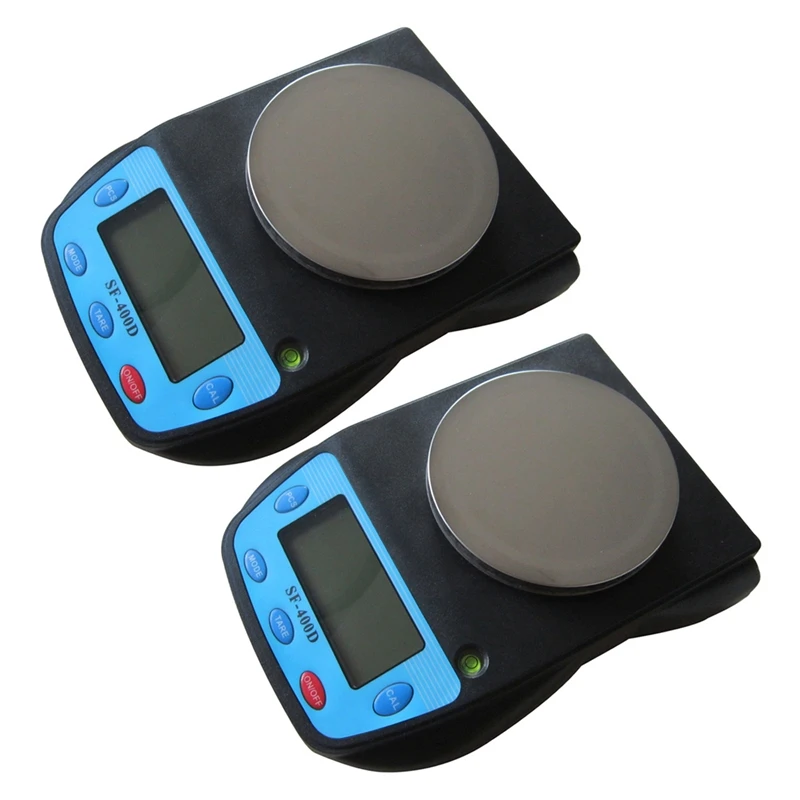 

2X SF-400D Analytical Balance Laboratory Electronic Digital Scale Kitchen Scale 500G/0.01G Black