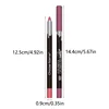12pcs Nude Lip Liner Pen Matte Smooth Lasting Lip Liner Velvet Non-stick Cup Lip Gloss Matte Lipstick Cosmetics 6