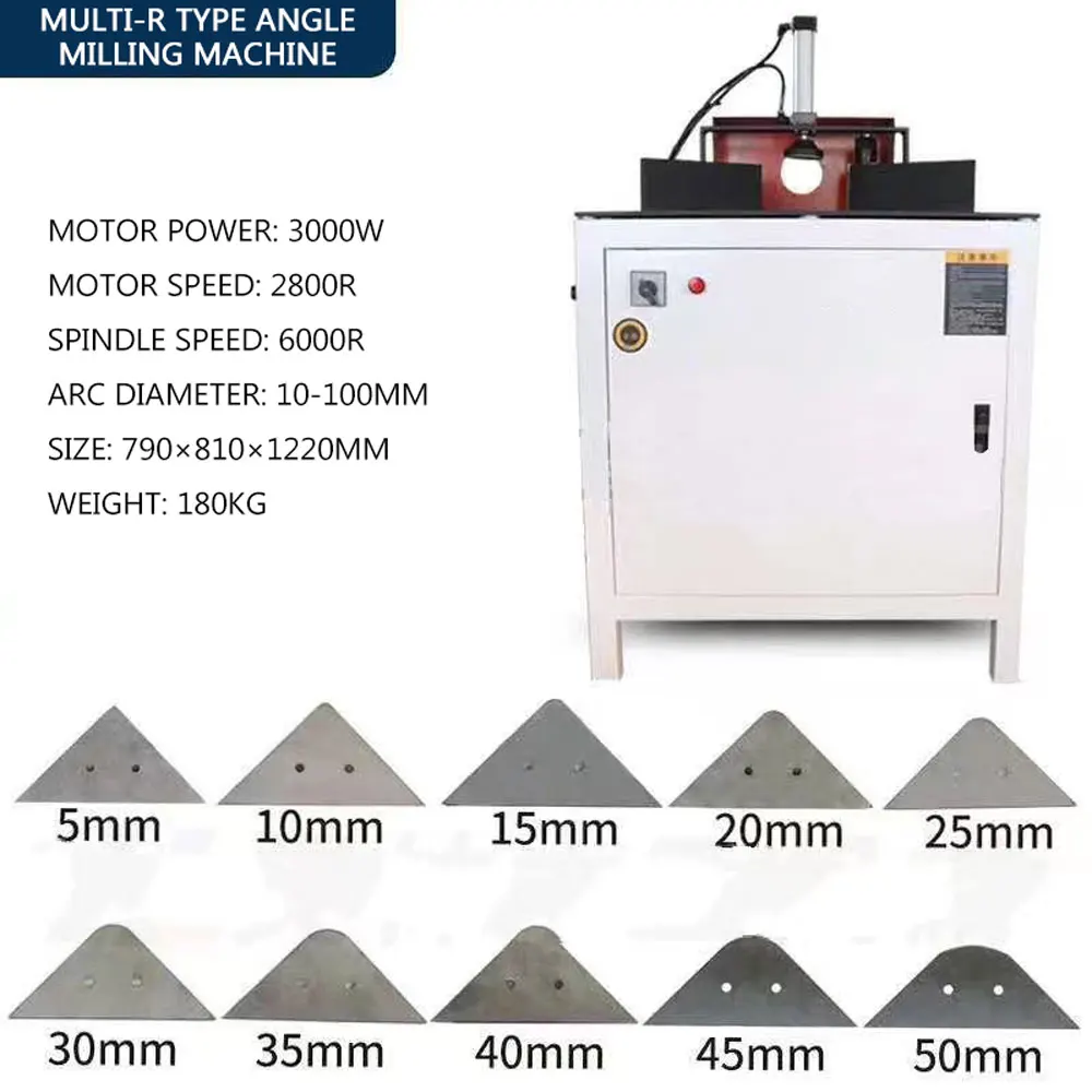 Woodworking R-type Corner Milling Machine Multifunctional Milling And Filleting Machine Wood Rounding