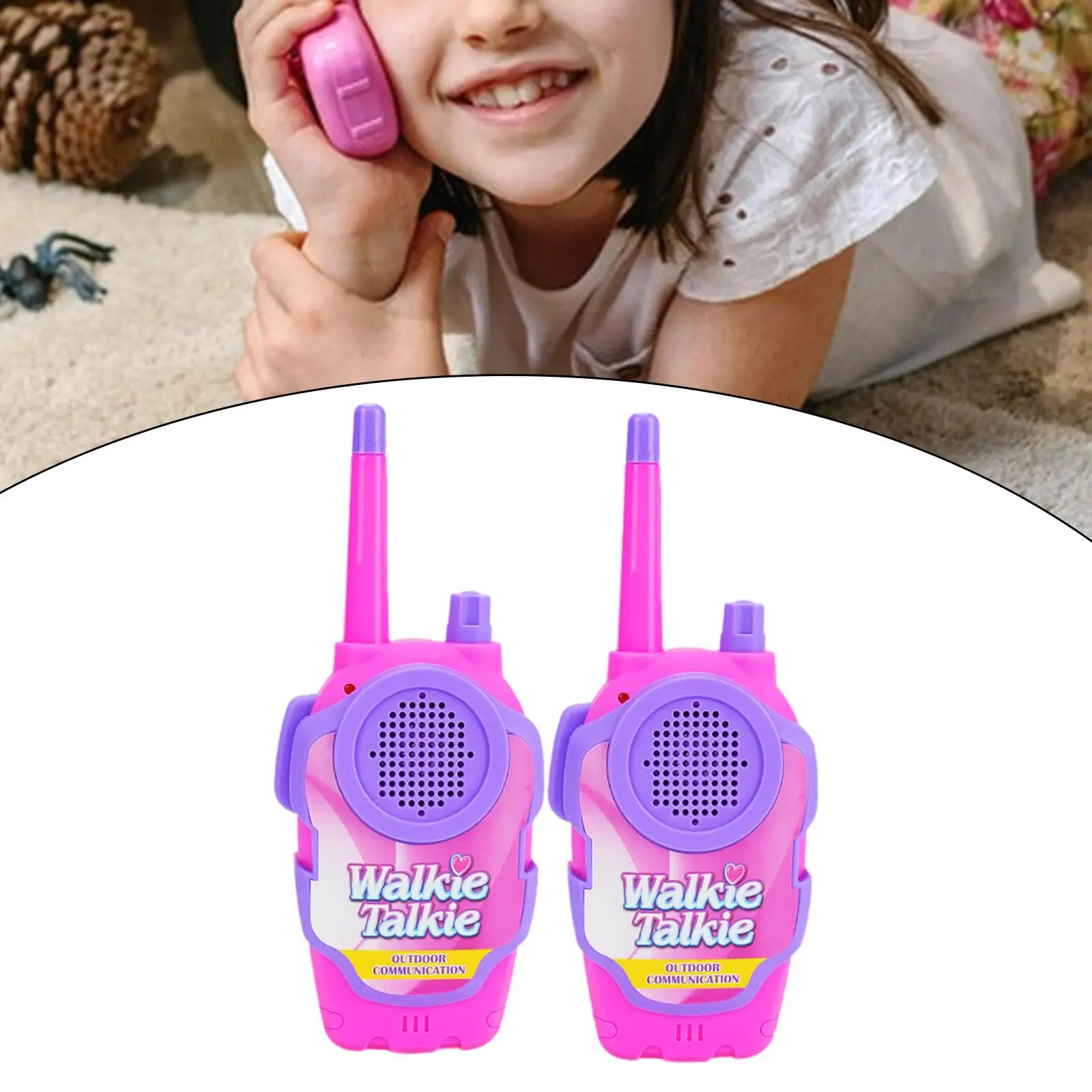 2 Pieces Walkie Talkies for Kids Children Play House Toy Kid Toy Gifts Children 3