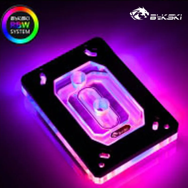 Bykski Cpu-Ray-Mc-M, Blocco Acqua Cpu Amd Per Ryzen 3600/3000/3/5/7 X470, Dispositivo Di Raffreddamento Cpu, Radiatore Processore, Sincronizzazione 12
